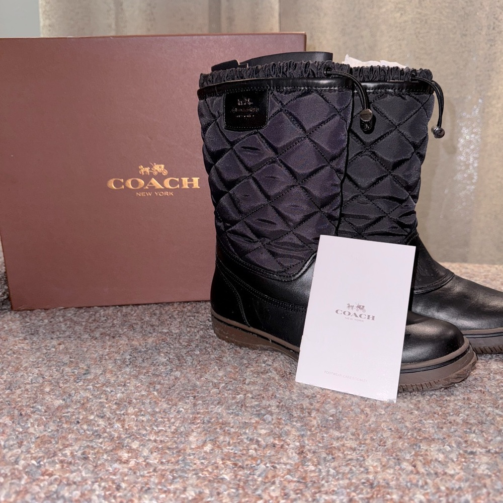 COACH Snow Boots - Leather & Nylon